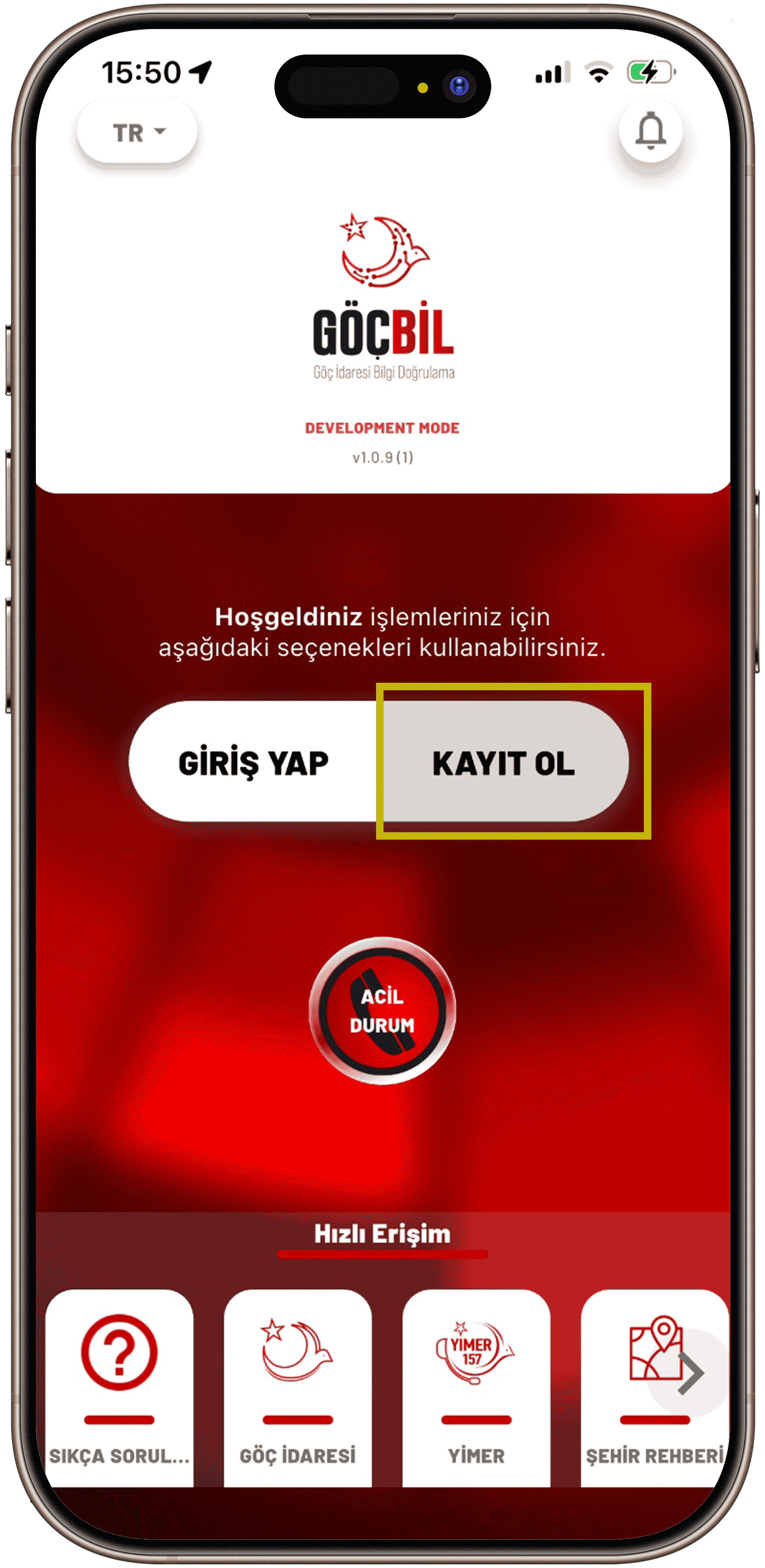 Giriş İşlemleri