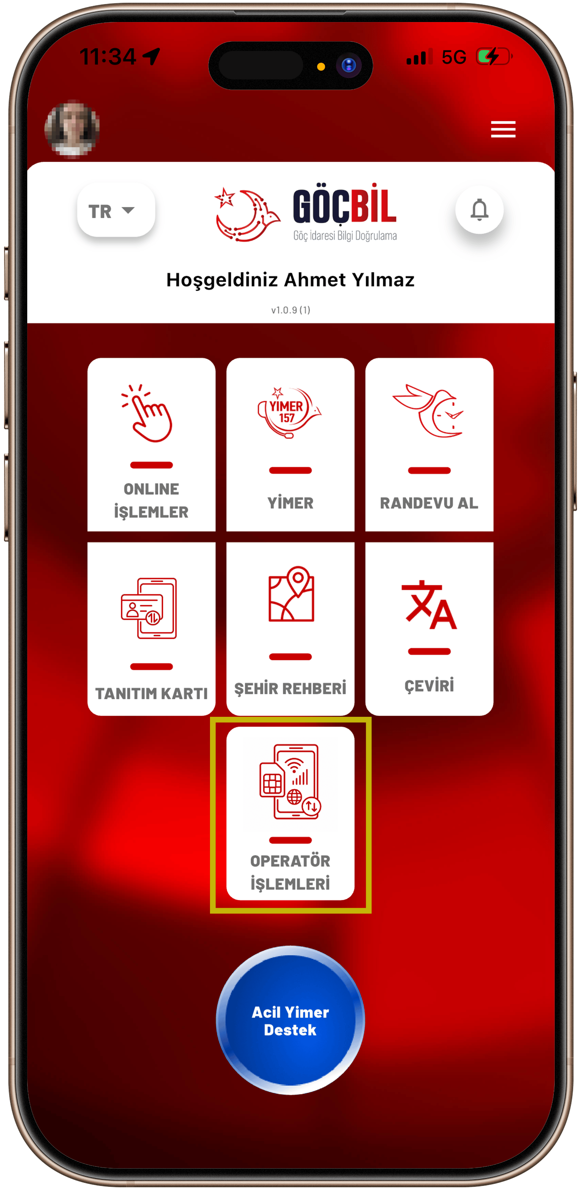 Operatör İşlemleri