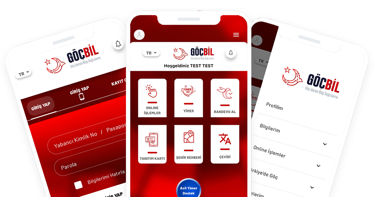 GöçBil mobil uygulaması ekran görüntüsü